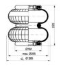 PE Automotive 084.205-11A Boot, air suspension